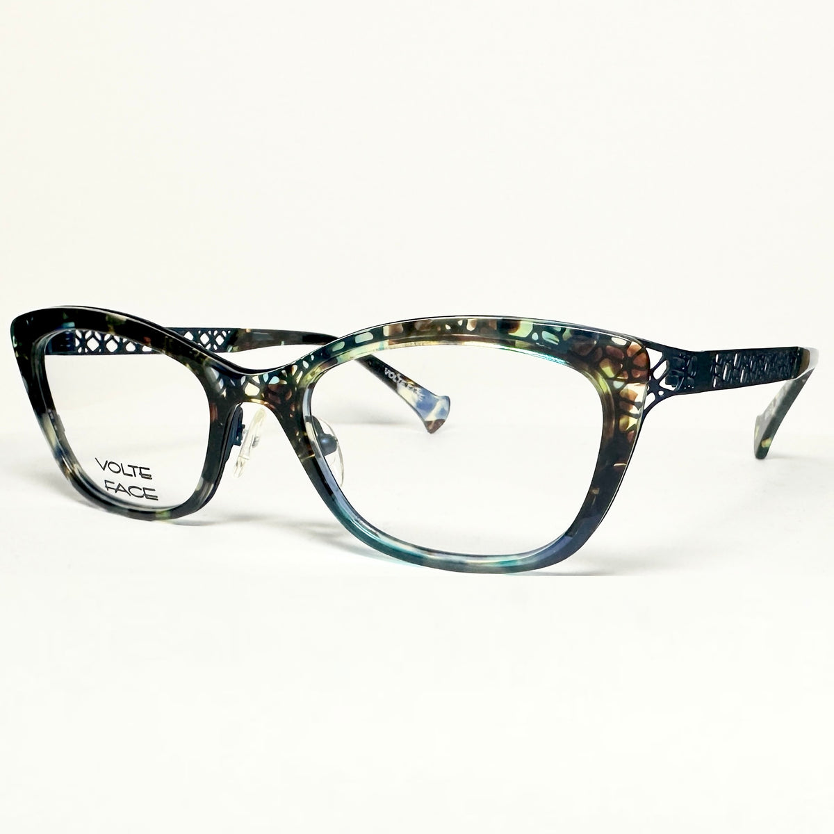 VOLTE FACE BESS 2222 Women's Eyeglasses Frames in Bluegreen - Authentic New