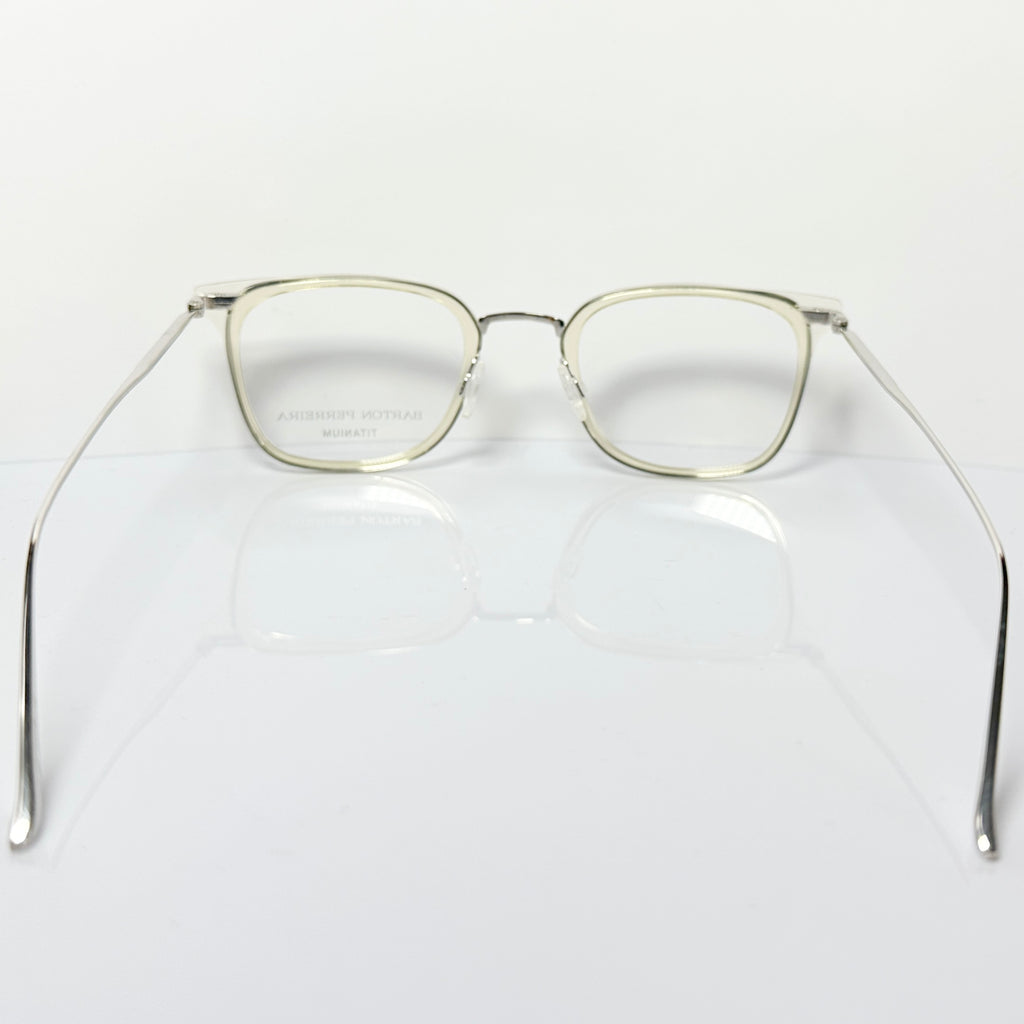 Barton Perreira HEALEY CHA/SIL Men Eyeglasses Frame NEW Authentic