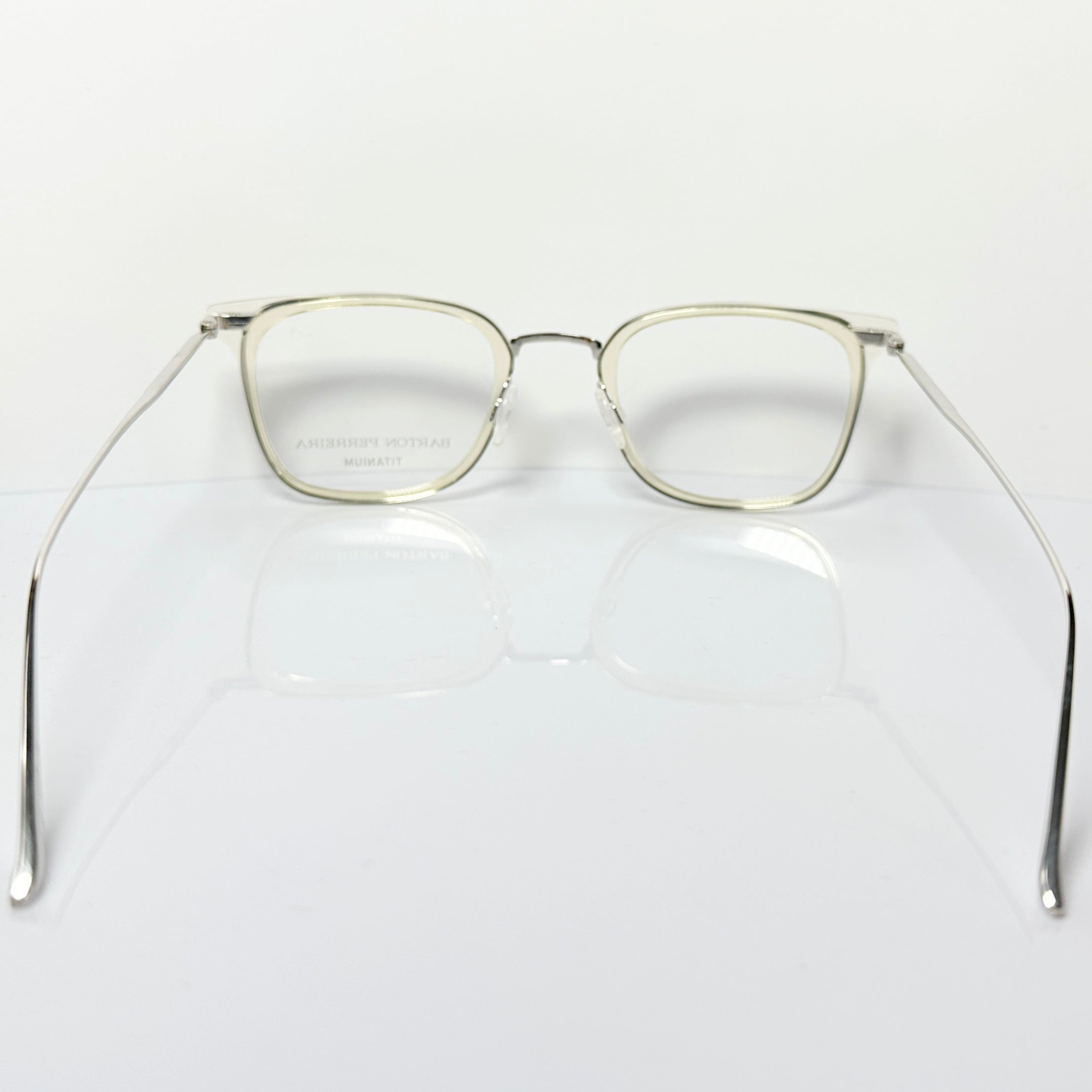 Barton Perreira HEALEY CHA/SIL Men Eyeglasses Frame NEW Authentic