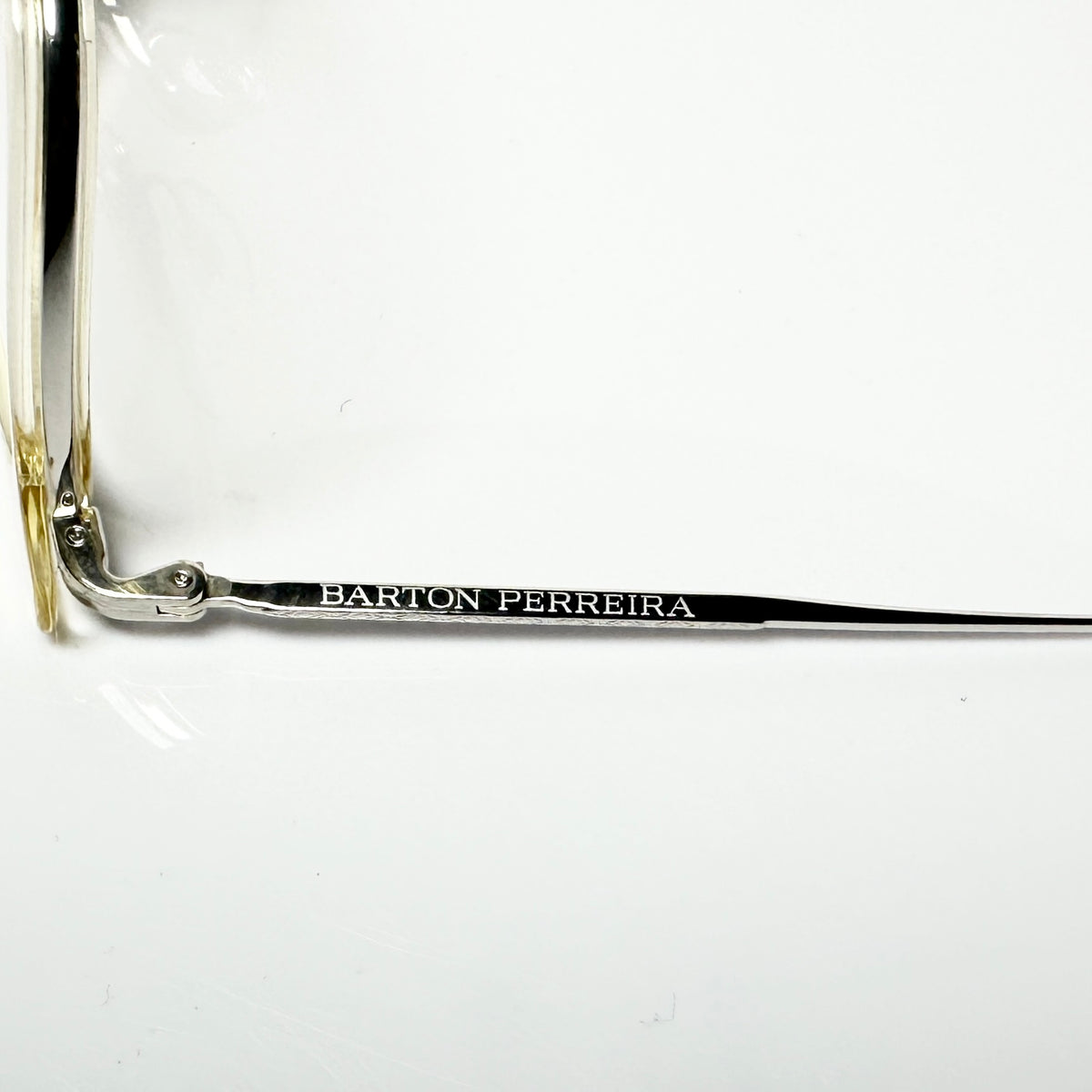 Barton Perreira HEALEY CHA/SIL Men Eyeglasses Frame NEW Authentic