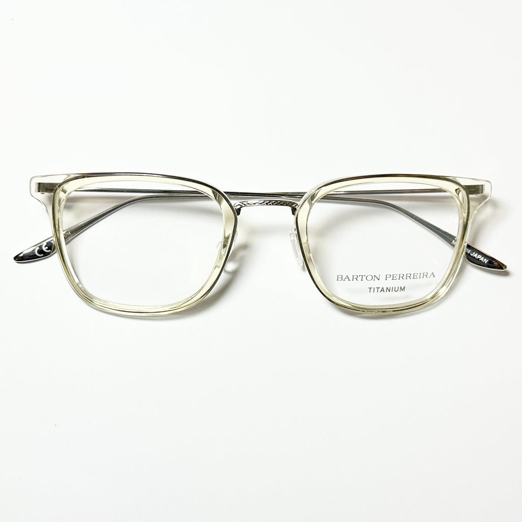 Barton Perreira HEALEY CHA/SIL Men Eyeglasses Frame NEW Authentic