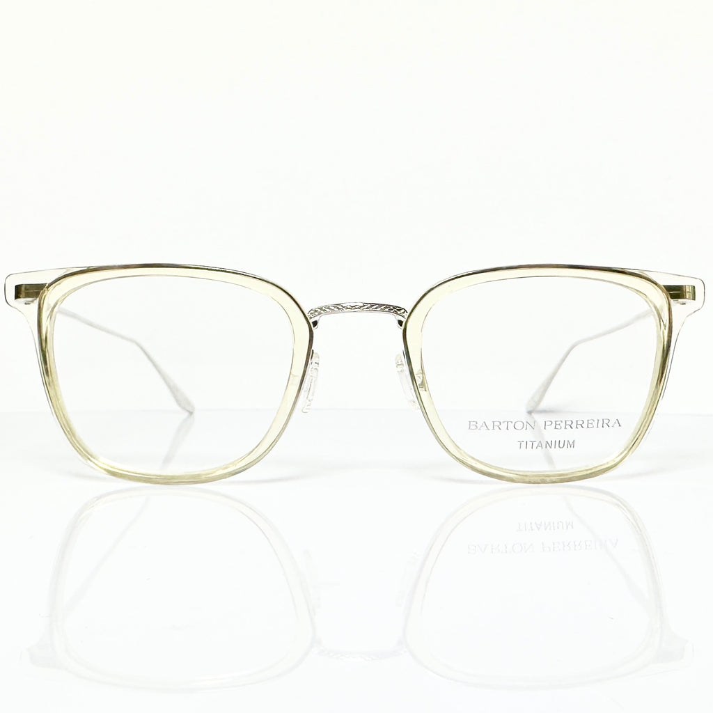 Barton Perreira HEALEY CHA/SIL Men Eyeglasses Frame NEW Authentic