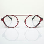 JF Rey JF2665 3000 Round Eyeglasses Frames in Red - Authentic New
