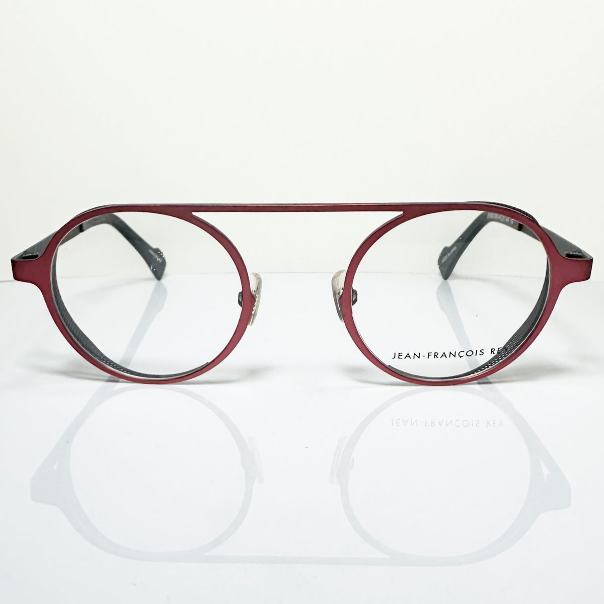 JF Rey JF2665 3000 Round Eyeglasses Frames in Red - Authentic New