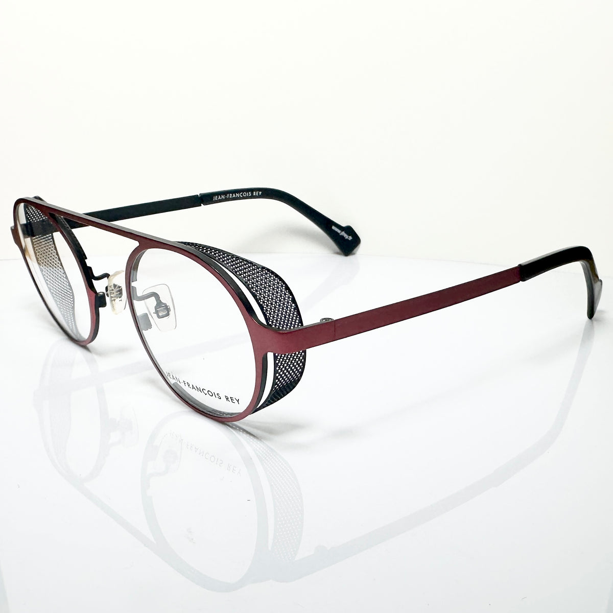 JF Rey JF2665 3000 Round Eyeglasses Frames in Red - Authentic New