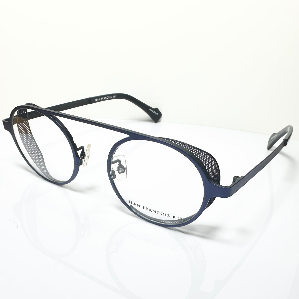 JF Rey JF2665 2200 Round Eyeglasses Frames in Blue - Authentic New