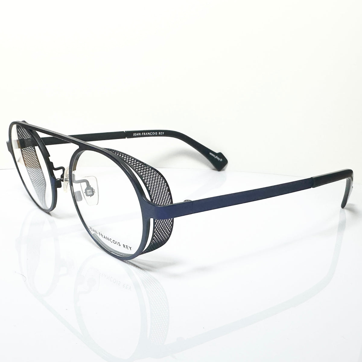 JF Rey JF2665 2200 Round Eyeglasses Frames in Blue - Authentic New