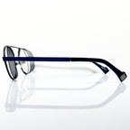 JF Rey JF2665 2200 Round Eyeglasses Frames in Blue - Authentic New