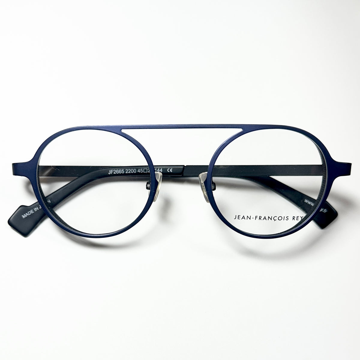 JF Rey JF2665 2200 Round Eyeglasses Frames in Blue - Authentic New