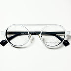 JF Rey JF2665 1005 Round Eyeglasses Frames in White - Authentic New