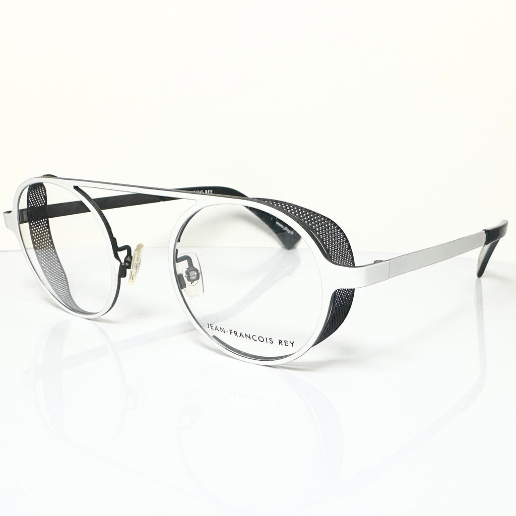 JF Rey JF2665 1005 Round Eyeglasses Frames in White - Authentic New