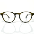Kiton Crown KT011V04 Crown Panto Eyeglasses Frames in Dark Green - Authentic New