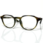 Kiton Crown KT011V04 Crown Panto Eyeglasses Frames in Dark Green - Authentic New