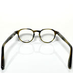Kiton Crown KT011V04 Crown Panto Eyeglasses Frames in Dark Green - Authentic New