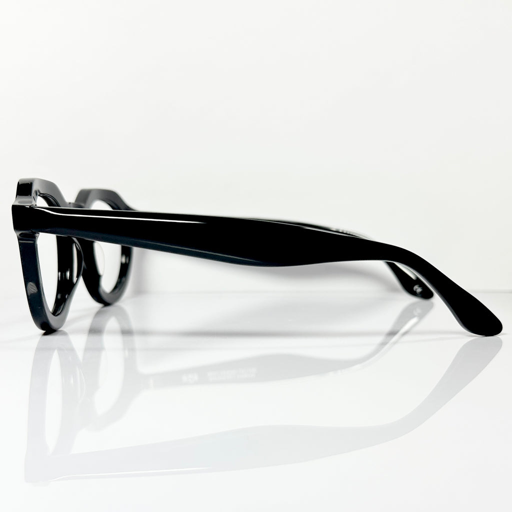 EOE ELJEST Crown Panto Eyeglasses Frames in Black - New Authentic