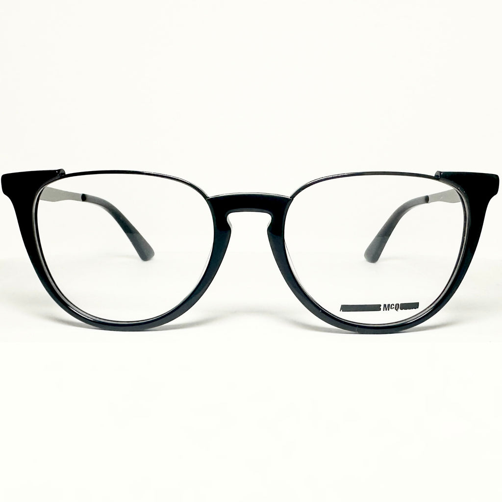 Alexander McQueen MQ0202O 001 Eyeglasses Frames in Black - Authentic New