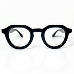EOE ELJEST Crown Panto Eyeglasses Frames in Black - New Authentic