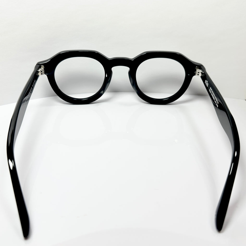 EOE ELJEST Crown Panto Eyeglasses Frames in Black - New Authentic