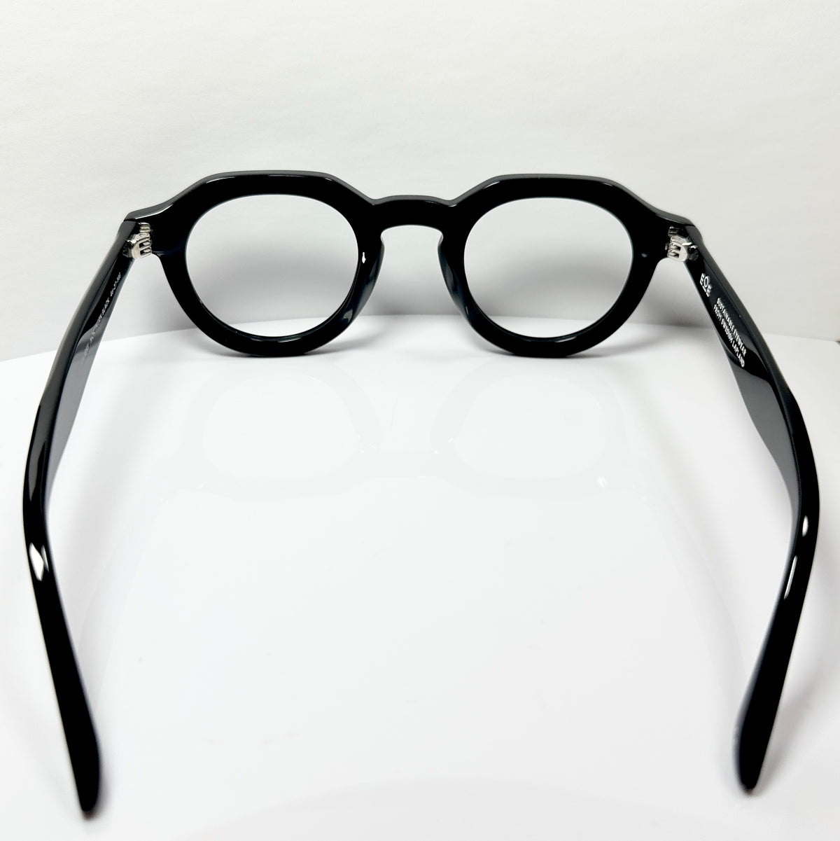 EOE ELJEST Crown Panto Eyeglasses Frames in Black - New Authentic