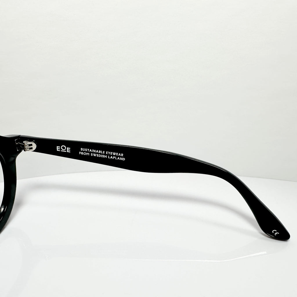 EOE ELJEST Crown Panto Eyeglasses Frames in Black - New Authentic