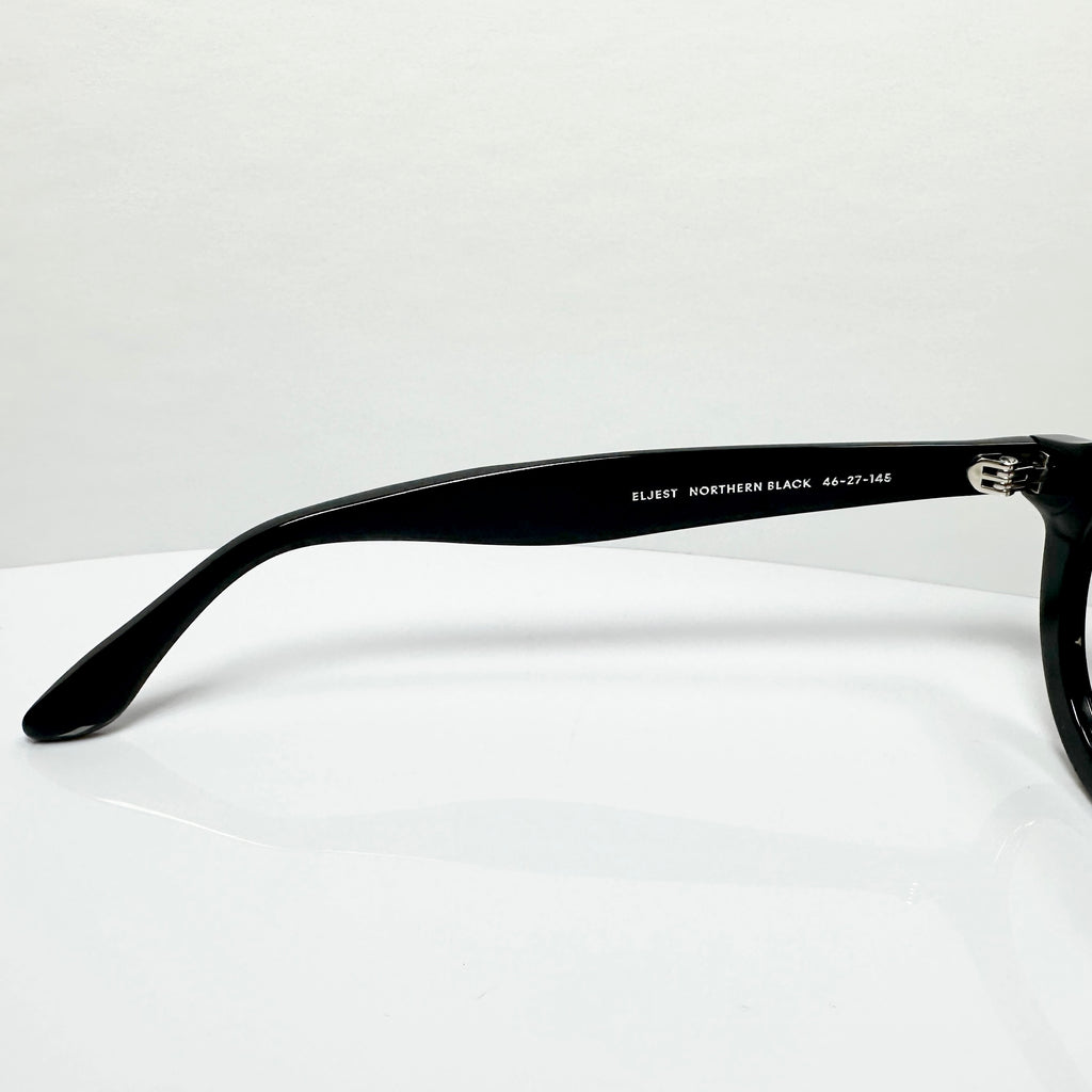 EOE ELJEST Crown Panto Eyeglasses Frames in Black - New Authentic