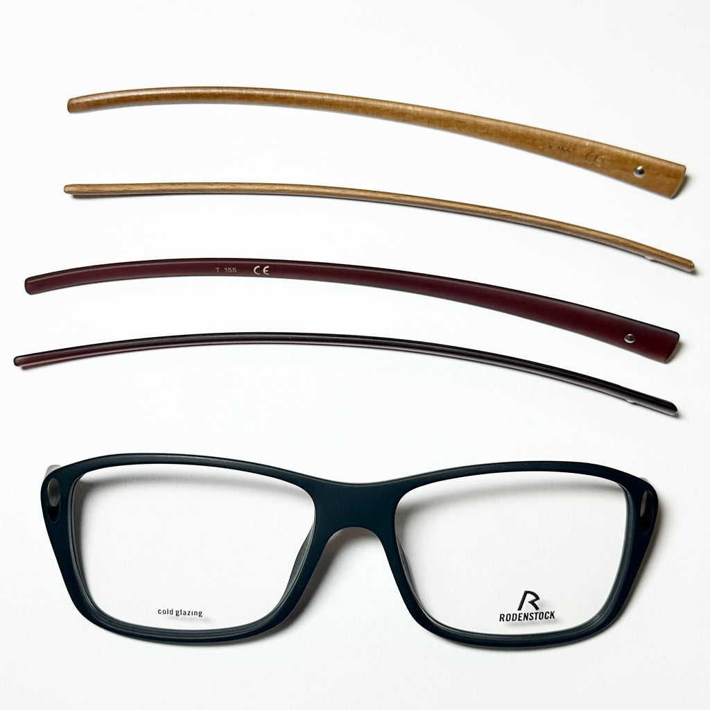 RODENSTOCK R8013 C Men's Eyeglasses Frames with Wood/RXP - Authentic New