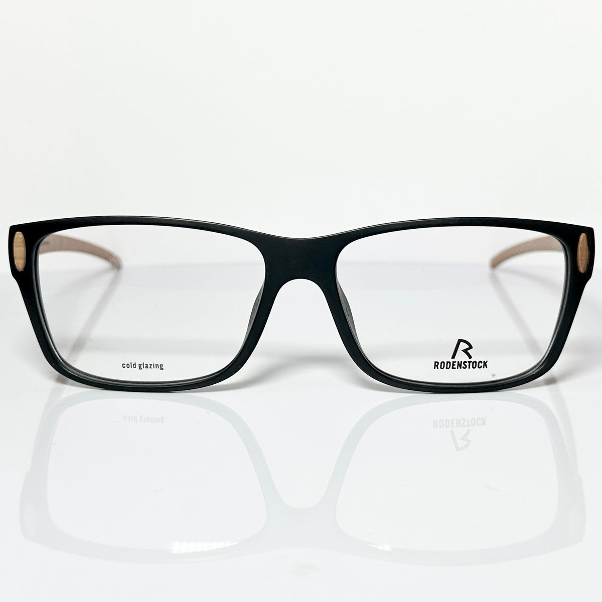 RODENSTOCK R8012 A Men's Eyeglasses Frames with Wood/Metal - Authentic New