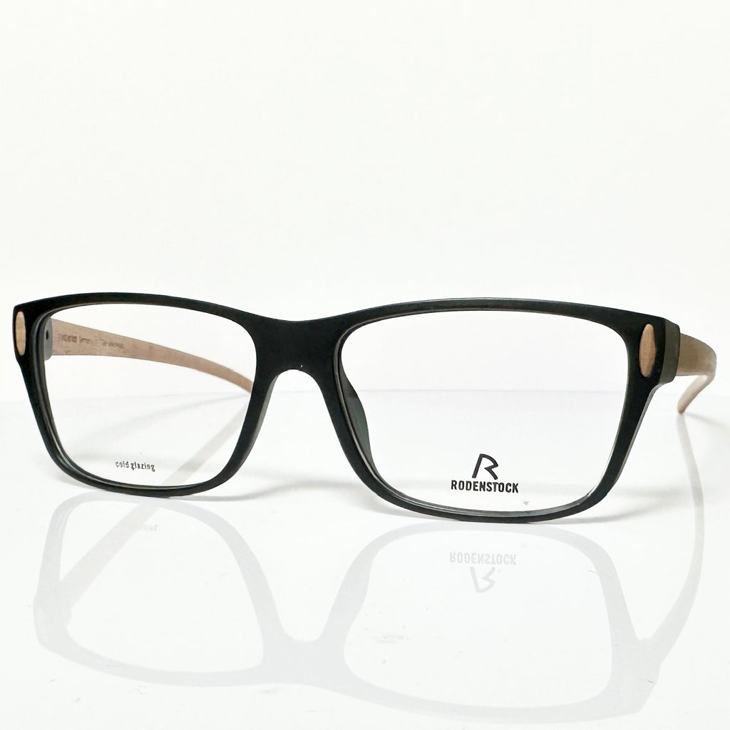 RODENSTOCK R8012 A Men's Eyeglasses Frames with Wood/Metal - Authentic New