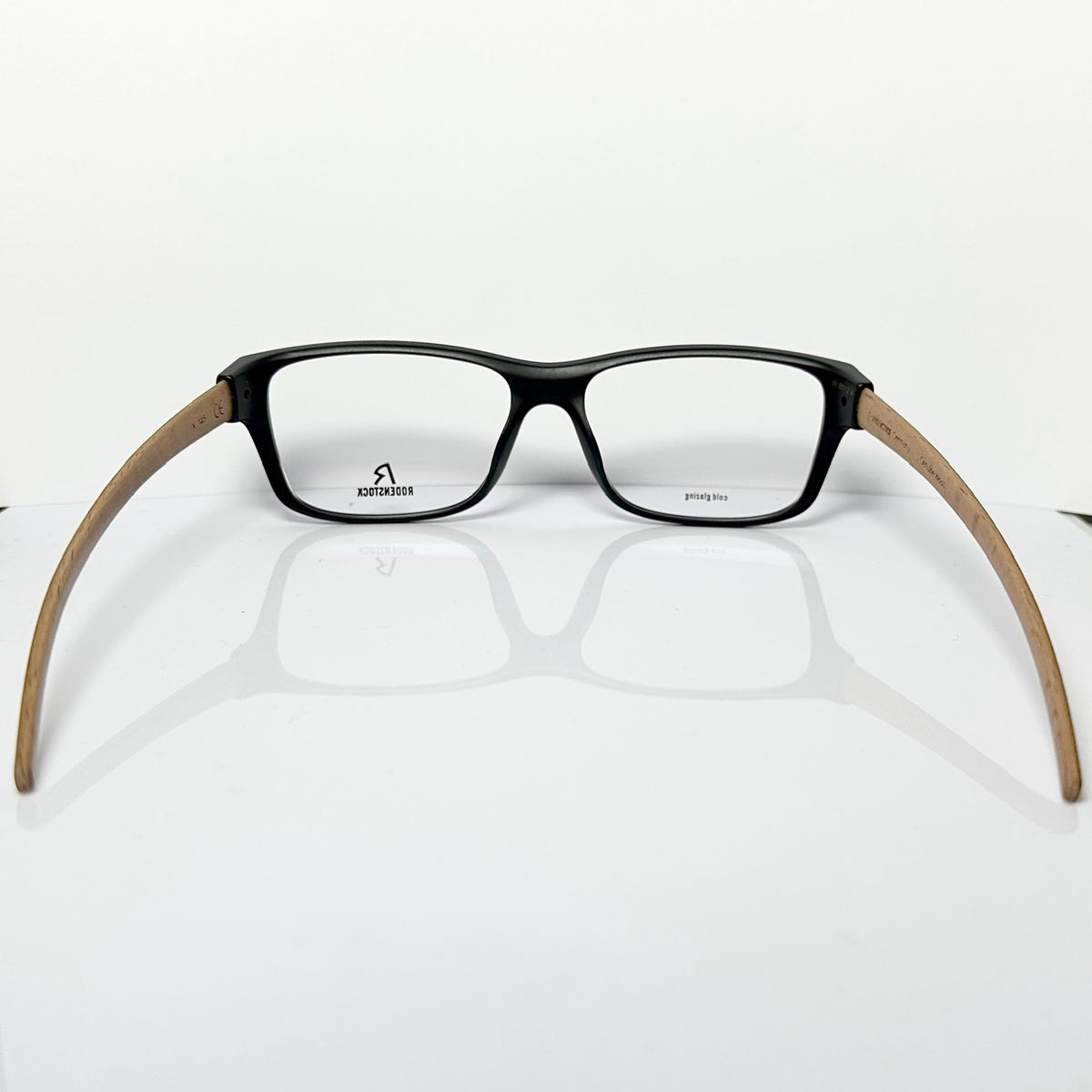 RODENSTOCK R8012 A Men's Eyeglasses Frames with Wood/Metal - Authentic New