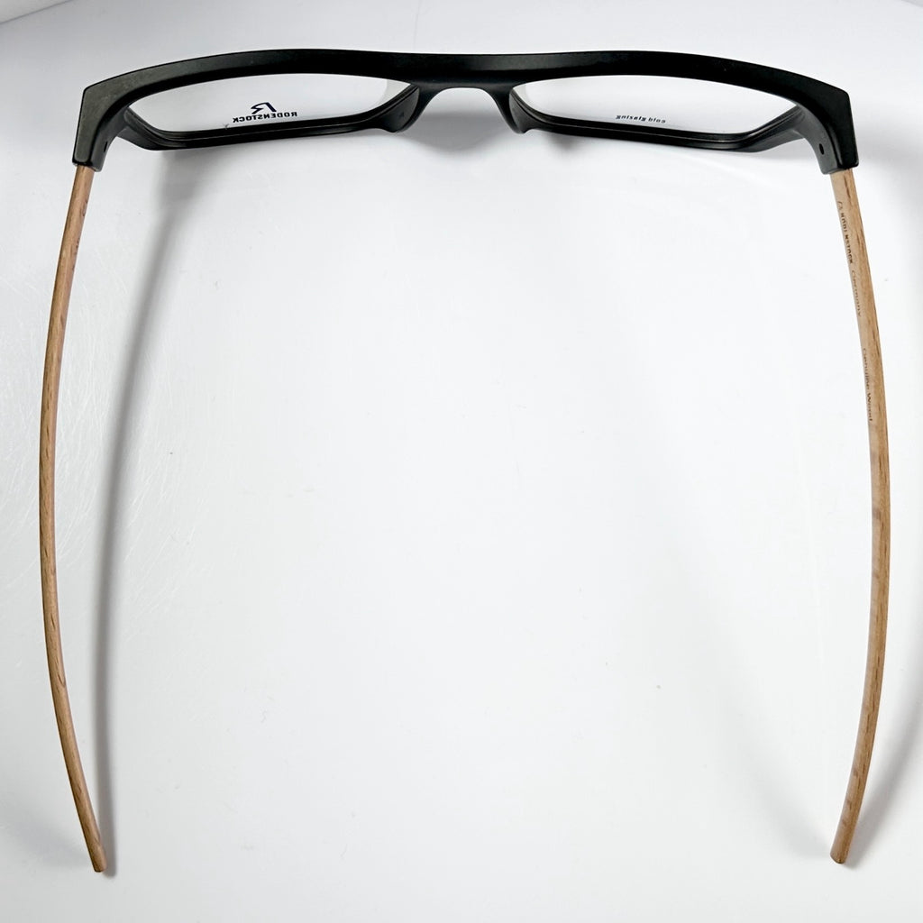 RODENSTOCK R8012 A Men's Eyeglasses Frames with Wood/Metal - Authentic New