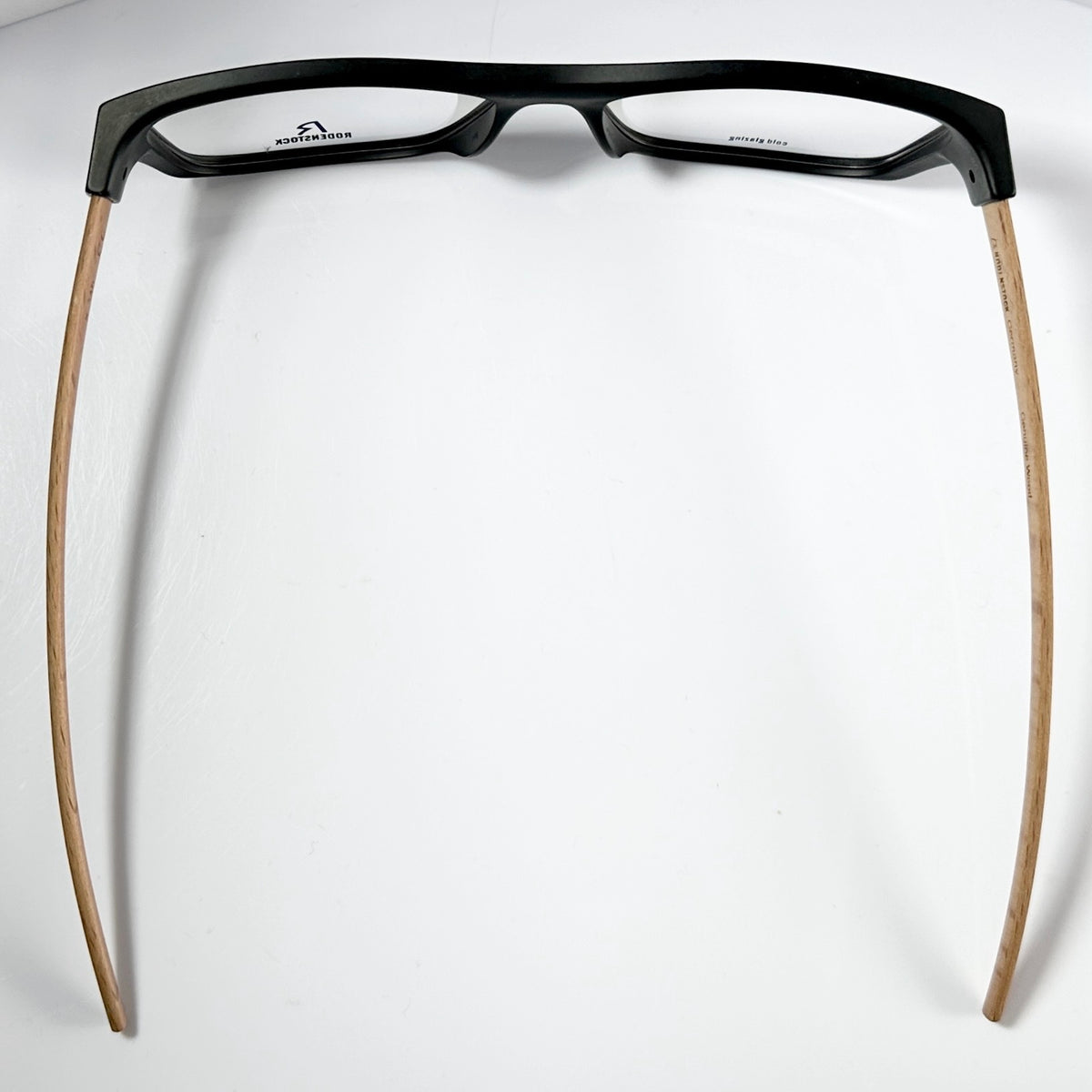 RODENSTOCK R8012 A Men's Eyeglasses Frames with Wood/Metal - Authentic New