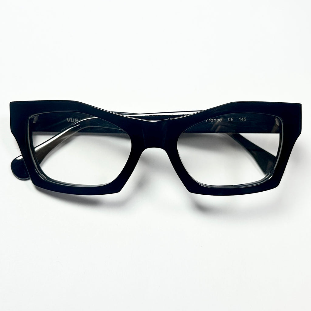 VUE DC  FAB 100 Men's Eyeglasses Frame in Black - Authentic New