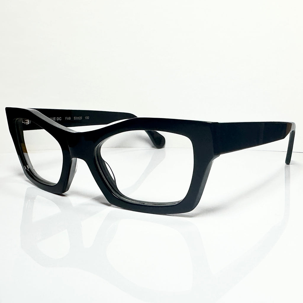 VUE DC  FAB 100 Men's Eyeglasses Frame in Black - Authentic New