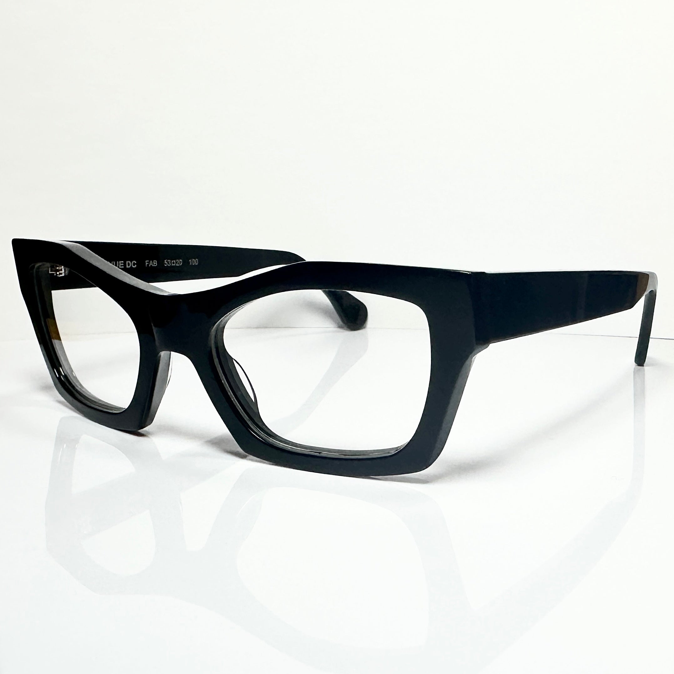 VUE DC  FAB 100 Men's Eyeglasses Frame in Black - Authentic New
