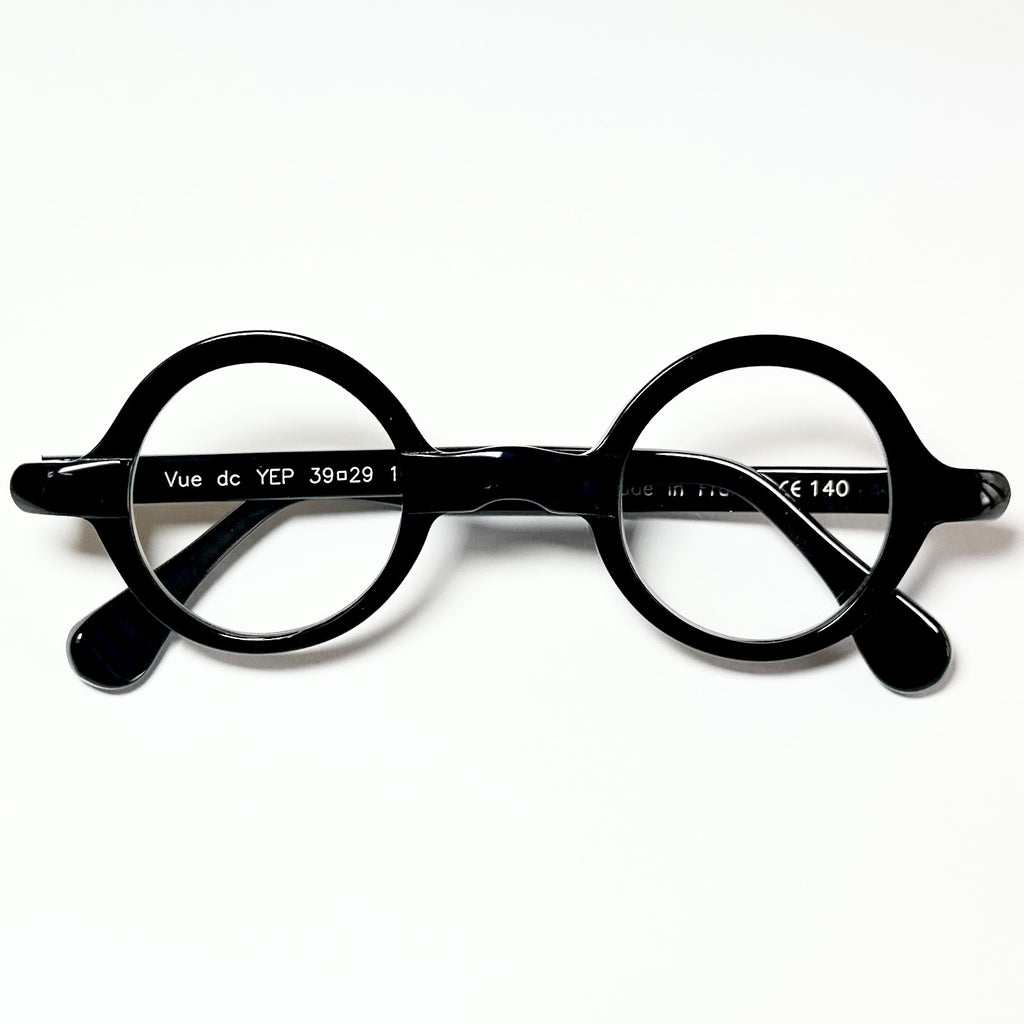 VUE DC  YEP 100 Unisex Eyeglasses Frame in  Black - Authentic New