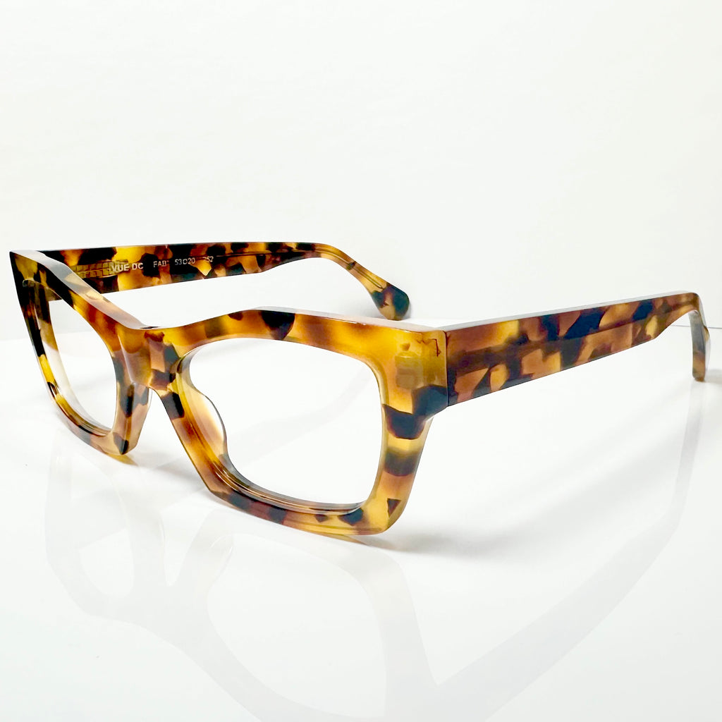 VUE DC  FAB 252 Men's Eyeglasses Frame in Tokyo Tortoise - Authentic New