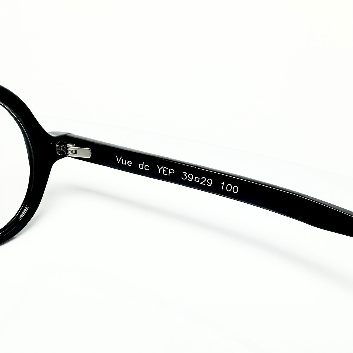 VUE DC  YEP 100 Unisex Eyeglasses Frame in  Black - Authentic New
