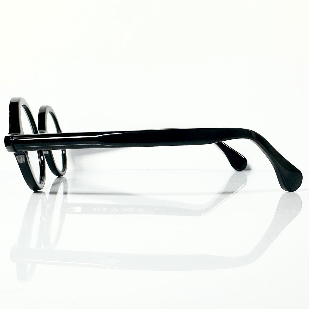 VUE DC  YEP 100 Unisex Eyeglasses Frame in  Black - Authentic New