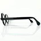 VUE DC  YEP 100 Unisex Eyeglasses Frame in  Black - Authentic New