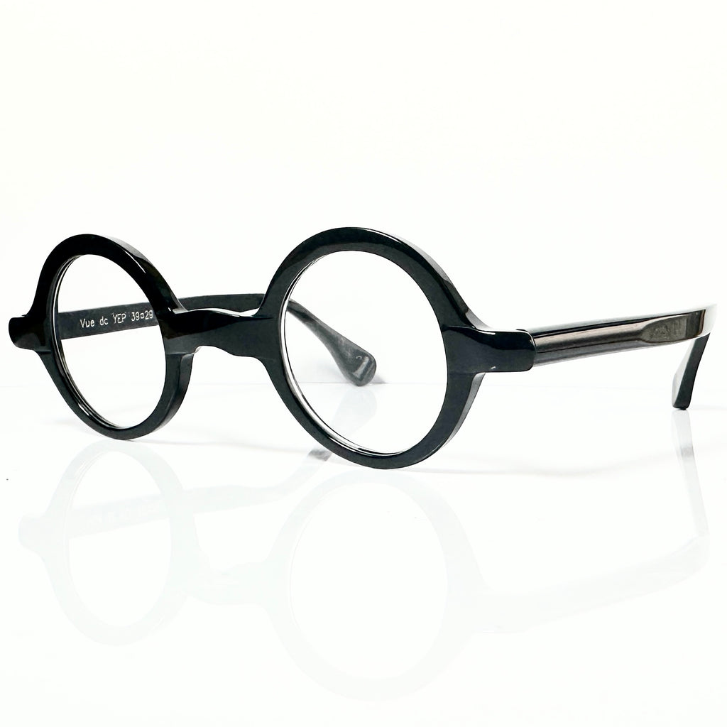VUE DC  YEP 100 Unisex Eyeglasses Frame in  Black - Authentic New