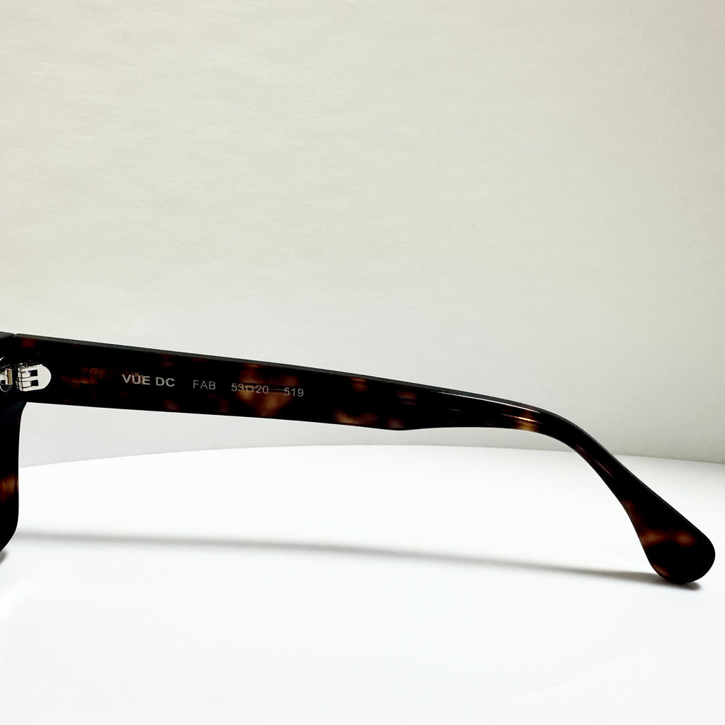 VUE DC FAB 519 Men's Eyeglasses Frame in Tortoise - Authentic New