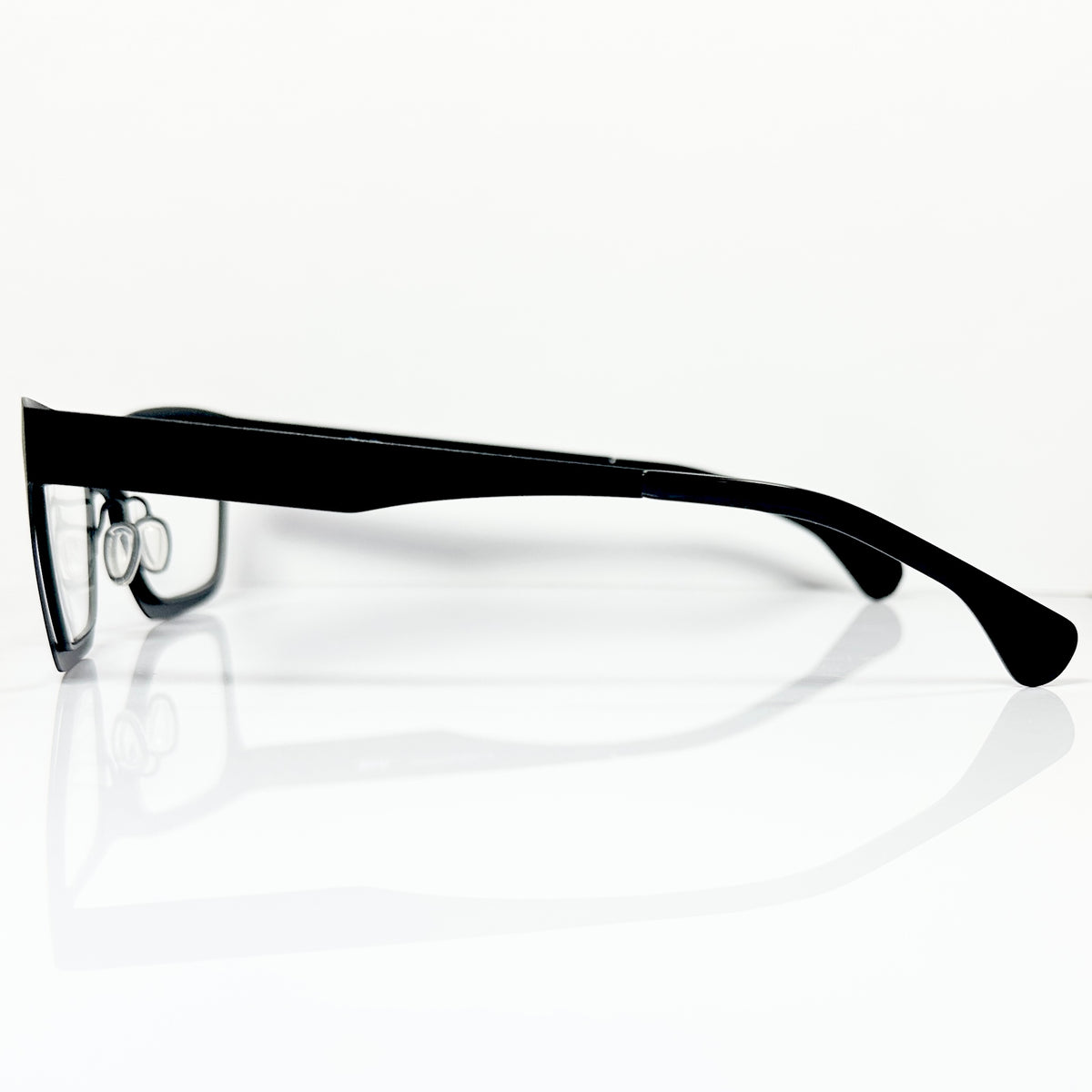 VUE DC  M03 N Unisex Eyeglasses Frame in Black - Authentic New