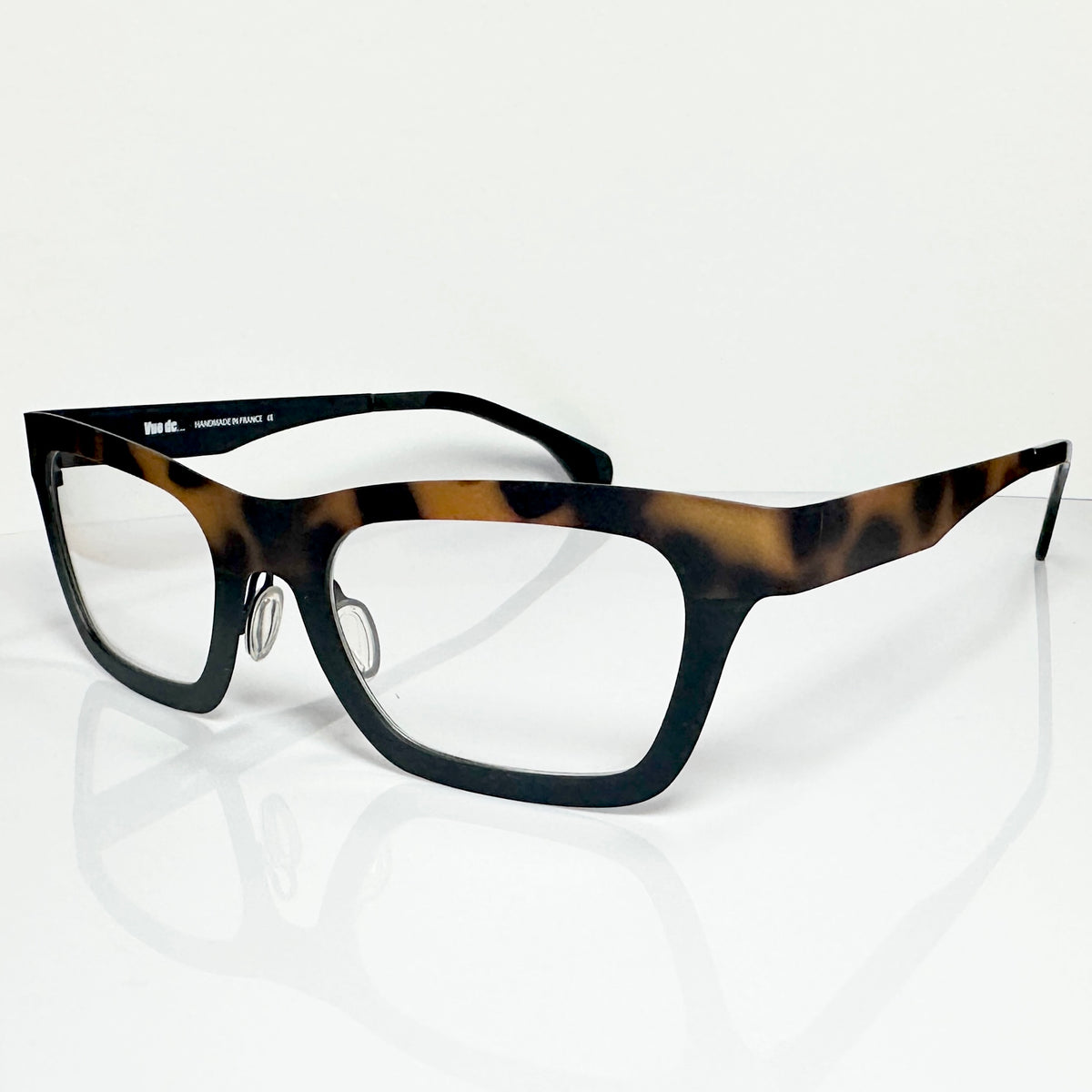 VUE DC M03 ECN Unisex Eyeglasses Frame in Black/Tiger - Authentic New