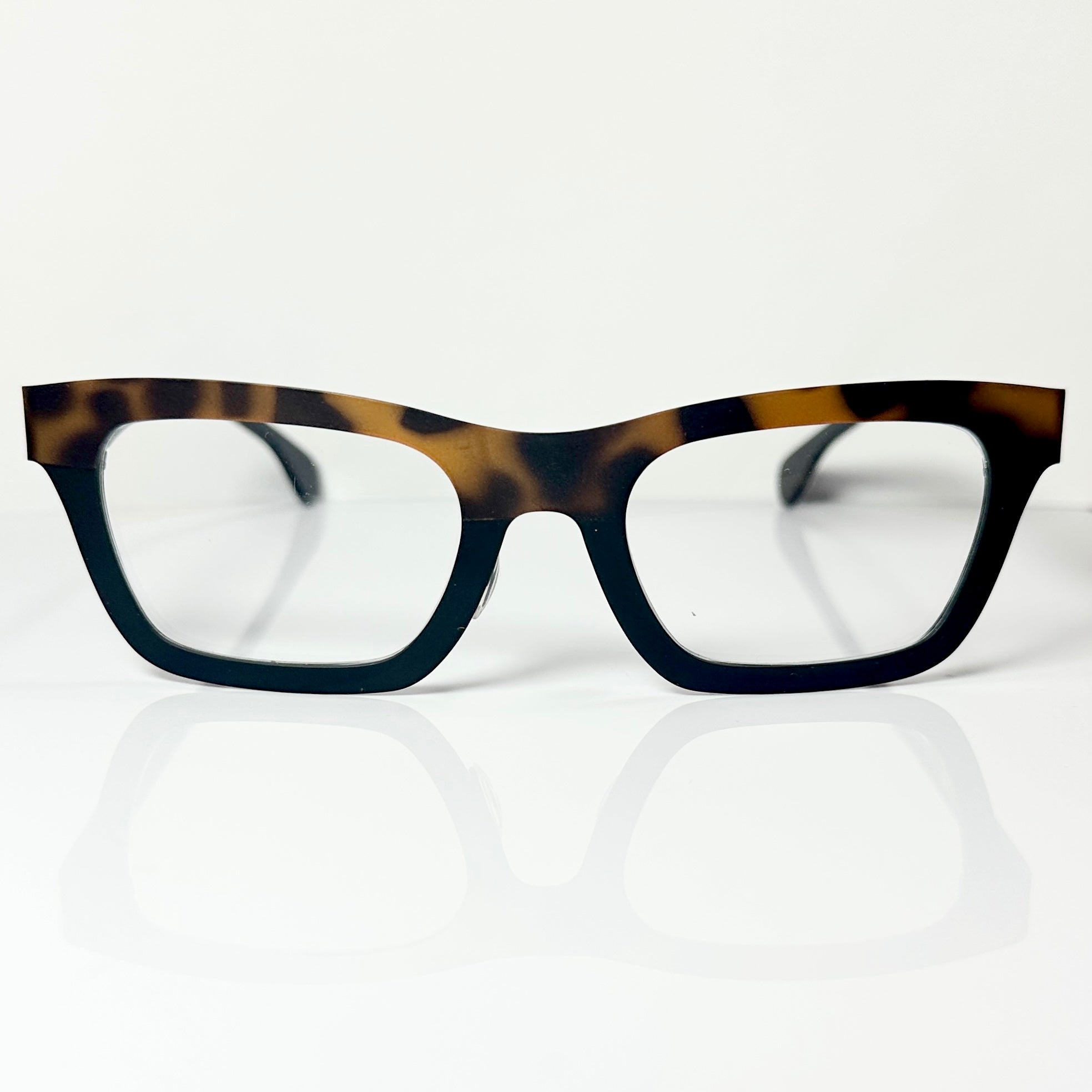 VUE DC M03 ECN Unisex Eyeglasses Frame in Black/Tiger - Authentic New