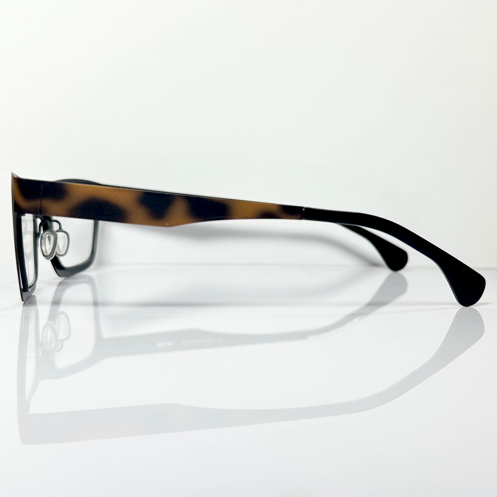 VUE DC M03 ECN Unisex Eyeglasses Frame in Black/Tiger - Authentic New