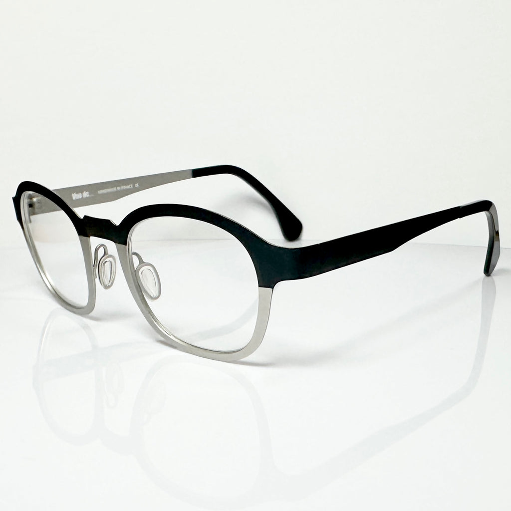 VUE DC M04 BNS Unisex Eyeglasses Frame in Black/Silver - Authentic New