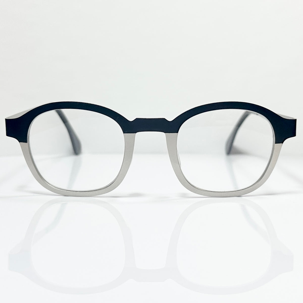 VUE DC M04 BNS Unisex Eyeglasses Frame in Black/Silver - Authentic New