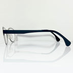 VUE DC M04 BNS Unisex Eyeglasses Frame in Black/Silver - Authentic New