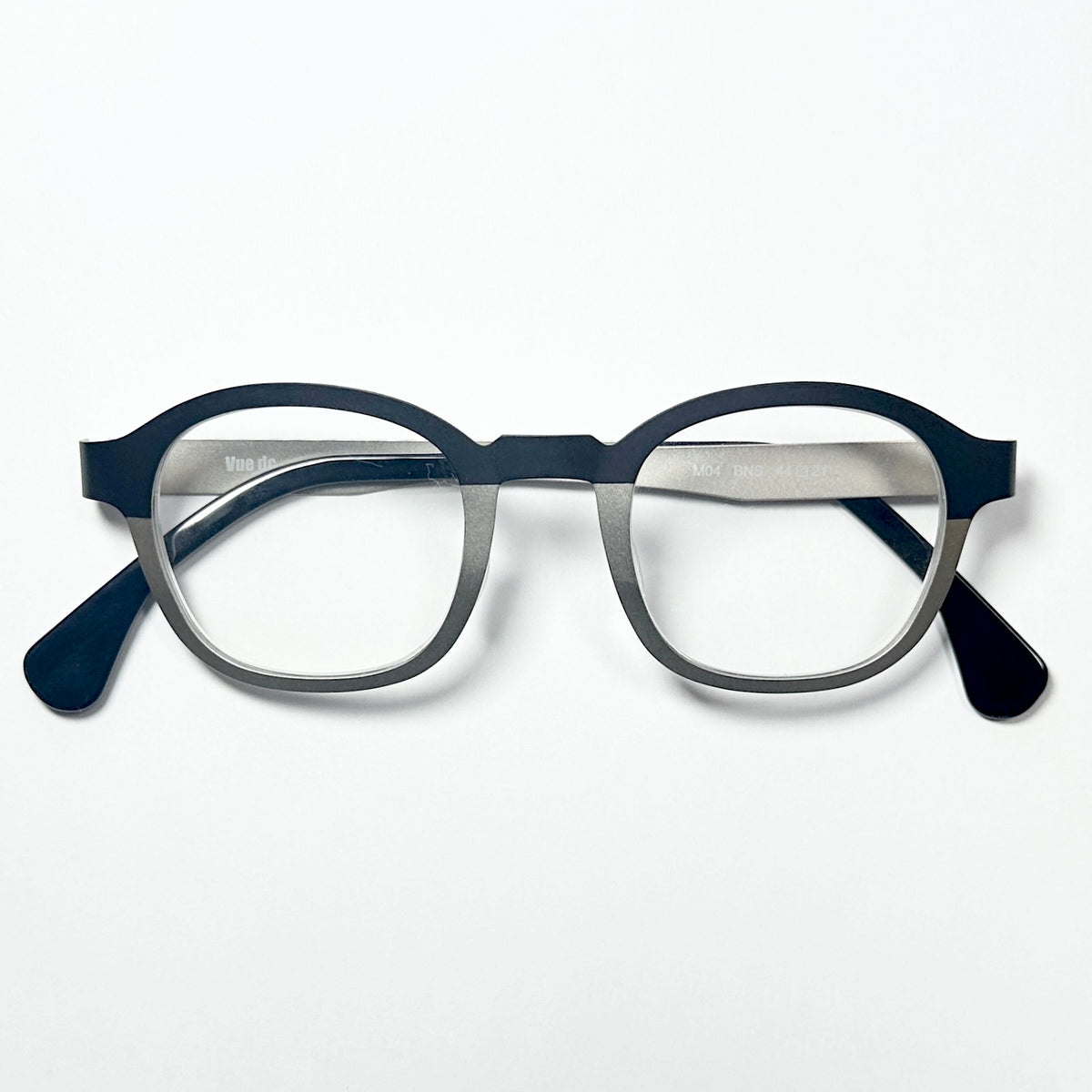 VUE DC M04 BNS Unisex Eyeglasses Frame in Black/Silver - Authentic New