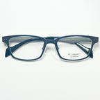 KIO YAMATO KT-432 col 19N Men's Eyeglasses Frames in Steel Blue - Authentic New